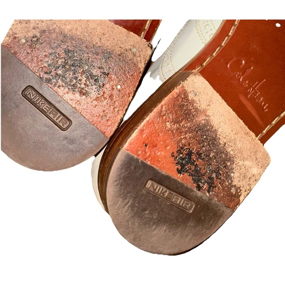 Cole Haan Air Colton Ivory Nubuck Casual Wingtip Oxford Shoes Men's 9.5 CO9264 - Picture 14 of 14